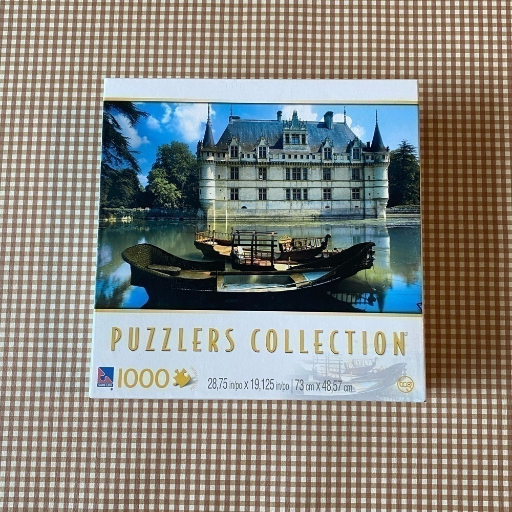 Puzzlers Collection 1000 pieces CHATEAU AZAY-LE-RIDEAU France puzzle. NEW SEALED